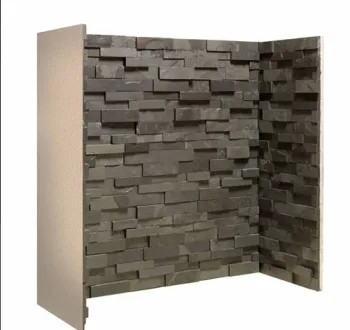 Black Split Face Slate Chamber