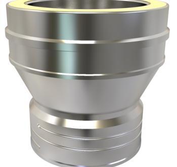 2-125-101 - Flex to Twin Wall Adaptor - Ø 125