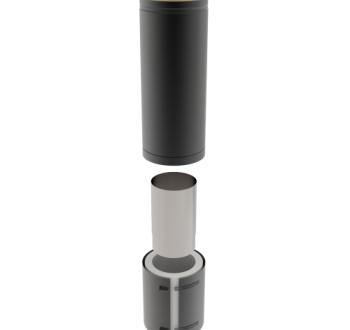 37-150-026 - TWPro MB - Adjustable Connecting Pipe 500mm - Ø 150