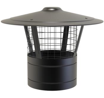37-125-112 - TWPro MB - Rain Cap with Mesh - Ø 125
