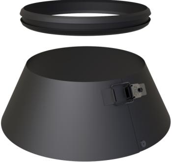 58-125-182 - TWPro MB - Storm Collar w Silicone Seal - Ø 125