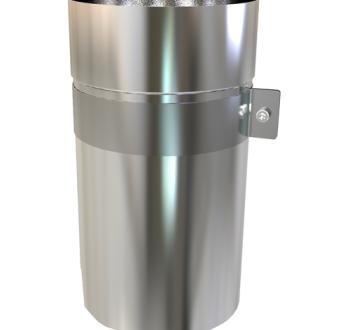 31-125-013 - Adjustable Pipe 250-400mm - Ø 125mm