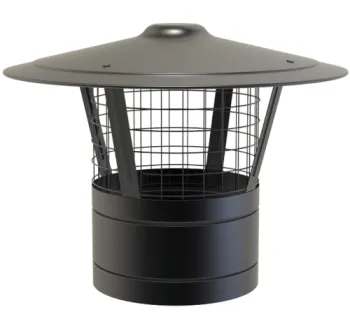 37-150-112 - TWPro MB - Rain Cap with Mesh - Ø 150