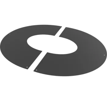 58-150-116 - TWPro MB - 2pc Round Fixed Finishing Plate (150) 45° - Ø 150