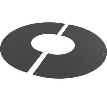 58-150-118 - TWPro MB - 2pc Round Fixed Finishing Plate (150) 90° - Ø 150