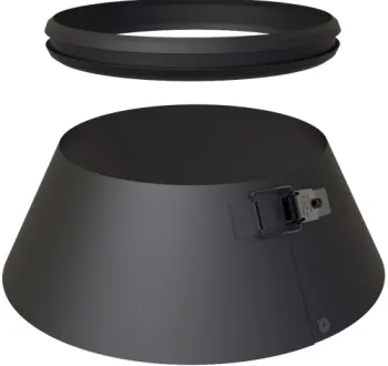 58-150-182 - TWPro MB - Storm Collar w Silicone Seal - Ø 150