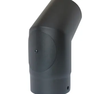 67-125-041 - Smooth 45°135° Elbow with Door - Ø 125mm