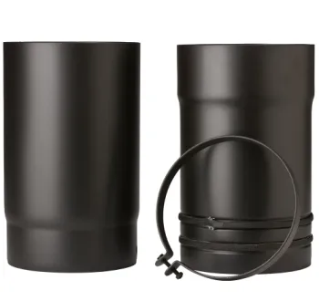 67-125-022 - 250mm 2 Part Adjustable Pipe - Ø 125mm