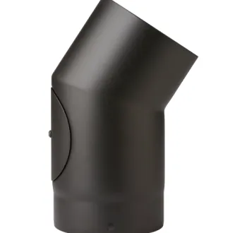 67-125-042 - Smooth 33° Elbow with Door - Ø 125mm