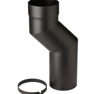 67-150-047 - Stove Offset with Adj Pipe - Ø 150mm