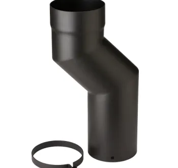 67-125-047 - Stove Offset with Adj Pipe - Ø 125mm