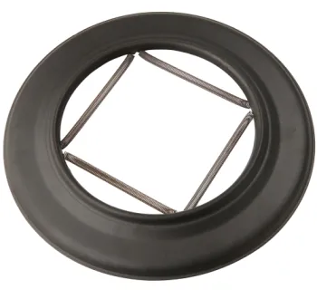 67-125-090 - 90° Rosette Collar (Spring) - Ø 125mm