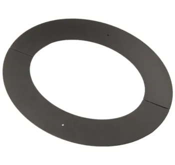 67-125-092 - 45° Angled Split Rosette Collar (Flat) - Ø 125mm