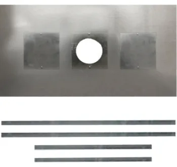 94-REG-G - Register Plate (G) - 900x495 2 access hole - Ø 125 150