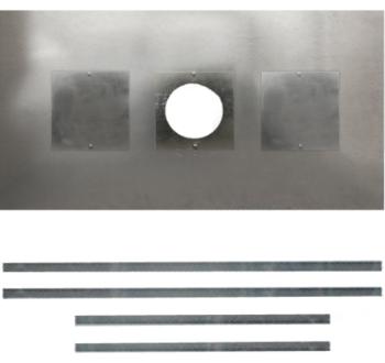 94-REG-G - Register Plate (G) - 900x495 2 access hole - Ø 125 150