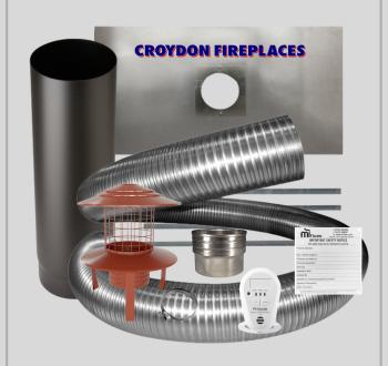 Standard Stove Liner Pack, 316 grade stainless, 5", 10 Metre