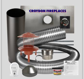 Premium Stove Liner Pack, 316 grade stainless, 6", 8 Metre