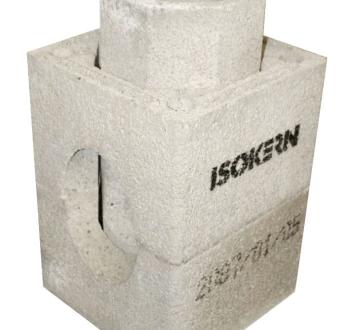 DM36 45 Degree flue entry kit 500mm high