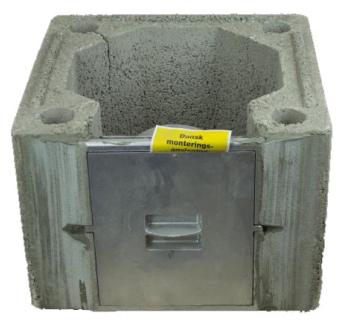 360mm Square Casing with soot door 250mm High