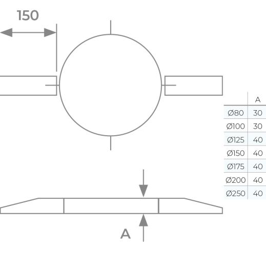 15-125-068 - Joist Support - Ø 125
