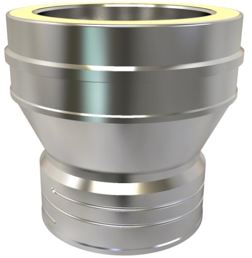 2-150-101 - Flex to Twin Wall Adaptor - Ø 150