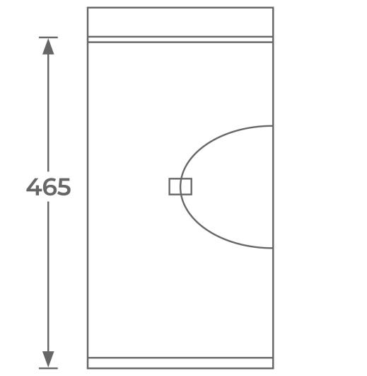 37-125-023 - TWPro MB - Pipe 500mm Door (Non-condensing) - Ø 125