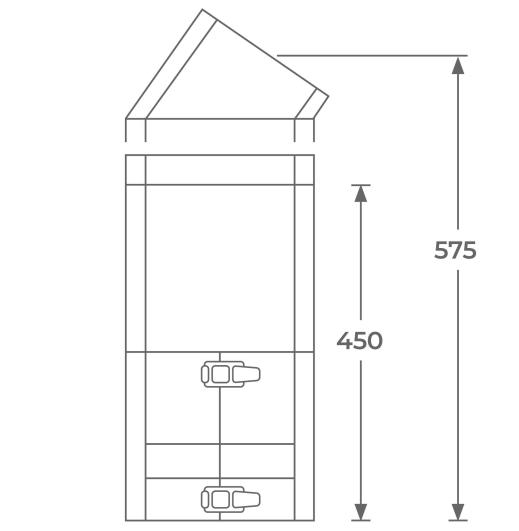 37-150-027 - TWPro MB - Adjustable Connecting Pipe with Bend - Ø 150