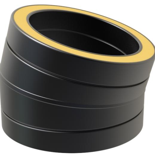 37-150-033 - TWPro MB - 15° Bend - Ø 150