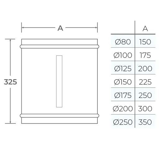 15-150-098 - Wall Sleeve - Ø 150
