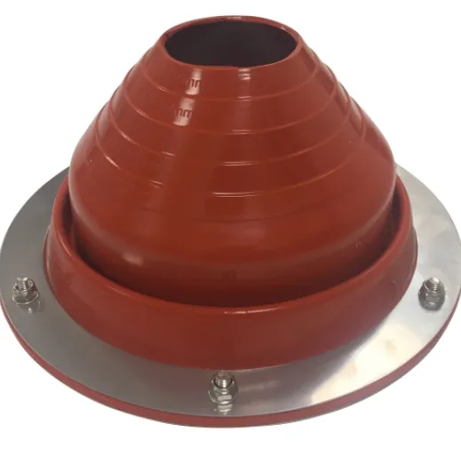 12-YS-80 - MI-Flash - Tent Flashing Red SILICONE Aluminum CIRCLE Base