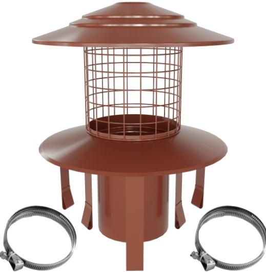 20-150-PHCMT - MI-FLEX Pot Hanging Cowl (Terracotta) - Ø 150