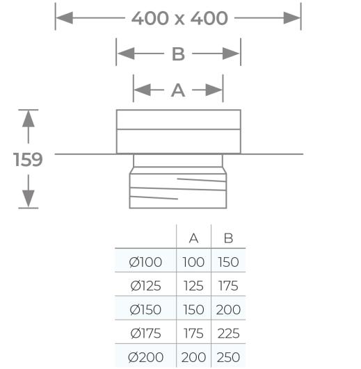 37-150-062 - TWPro MB - Chest Mounting Plate - Ø 150