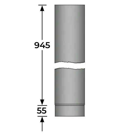 31-125-010 - 1000mm Pipe - Ø 125mm