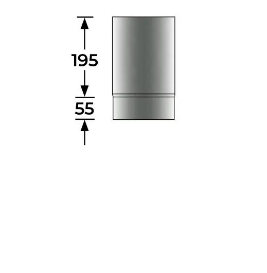 31-125-012 - 250mm Pipe - Ø 125mm