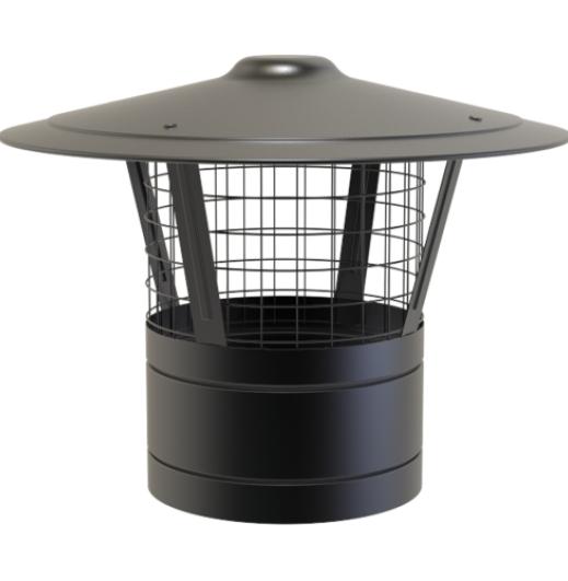 37-150-112 - TWPro MB - Rain Cap with Mesh - Ø 150