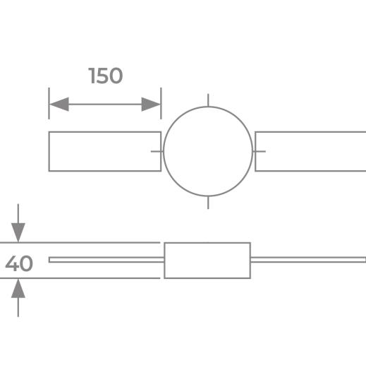 58-150-067 - TWPro MB - Roof Support - Ø 150