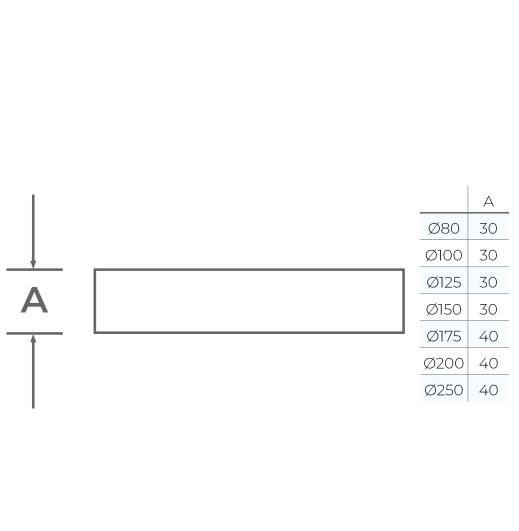 58-150-069 - TWPro MB - Guy Wire Bracket - Ø 150