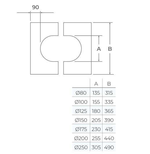 58-150-097 - TWPro MB - Finishing Plate 30°-45° - Ø 150