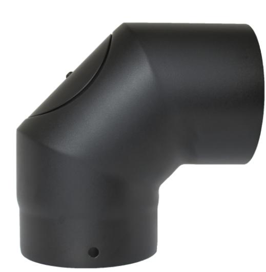 67-150-040 - Smooth 90° Elbow with Door - Ø 150mm