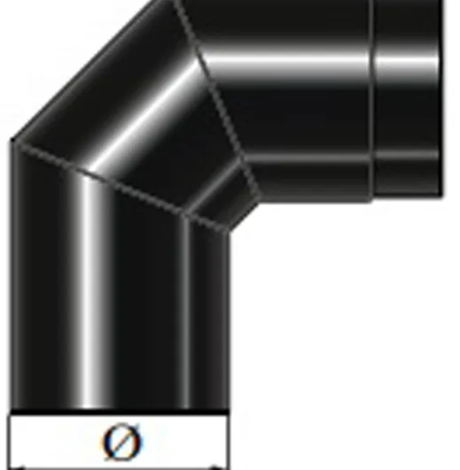 67-150-030 - VIT-Smooth - Smooth 90° Elbow - Ø 150mm