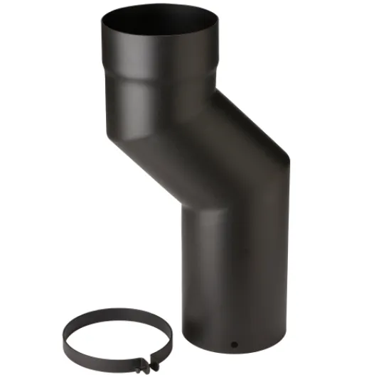 67-150-047 - Stove Offset with Adj Pipe - Ø 150mm