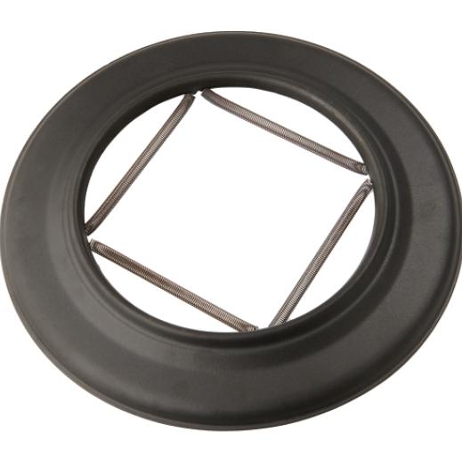 67-125-090 - 90° Rosette Collar (Spring) - Ø 125mm