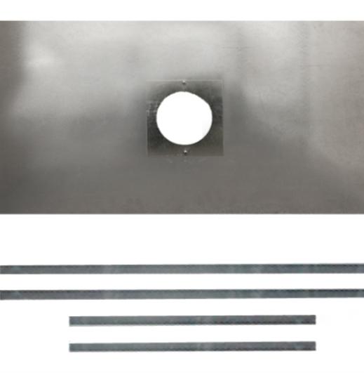 94-REG-F - Register Plate (F) - 900x495 no access hole - Ø 125 150