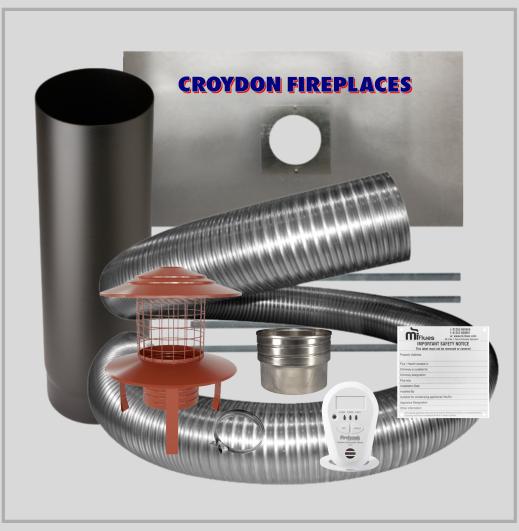 Standard Stove Liner Pack, 316 grade stainless, 5", 12 Metre