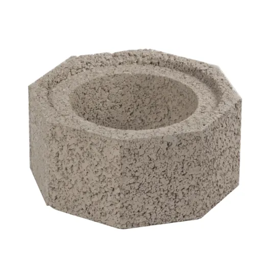 150mm i/d 255x255mm Starter flue block 125mm High