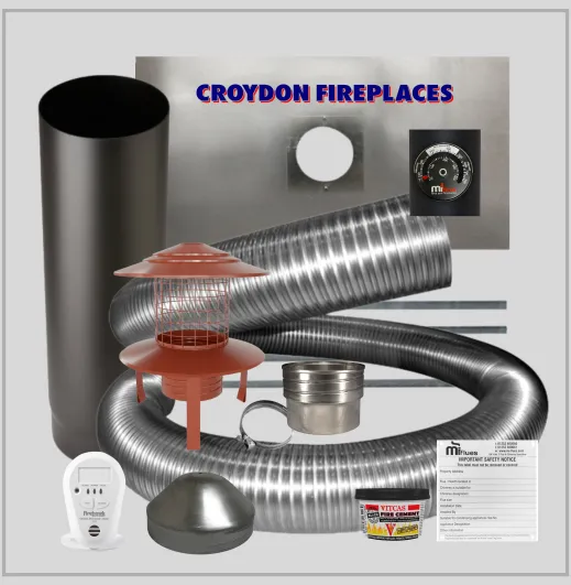 Premium Stove Liner Pack, 316 grade stainless, 6", 10 Metre