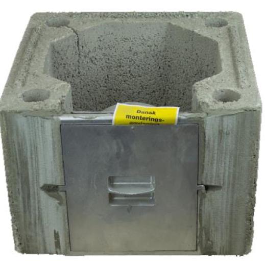 360mm Square Casing with soot door 250mm High
