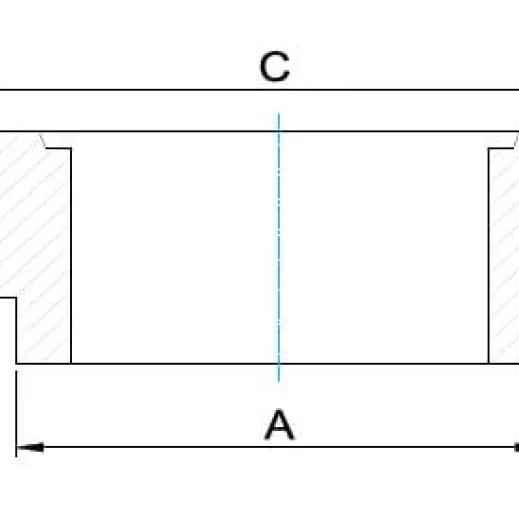 150mm i/d 310mm Square Liner support block