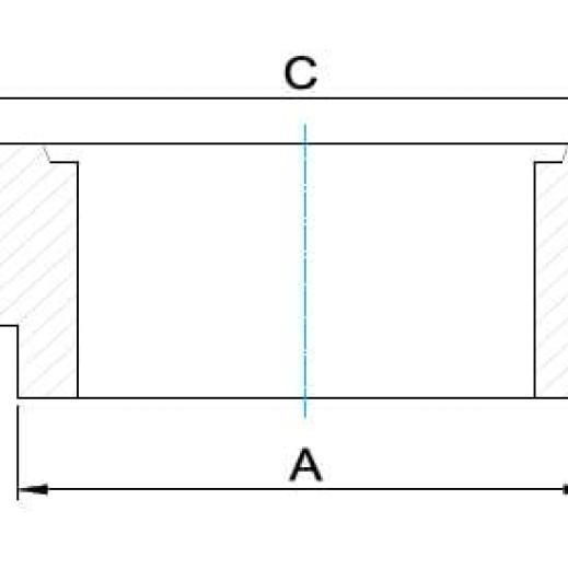 150mm i/d 310mm Square Liner support block
