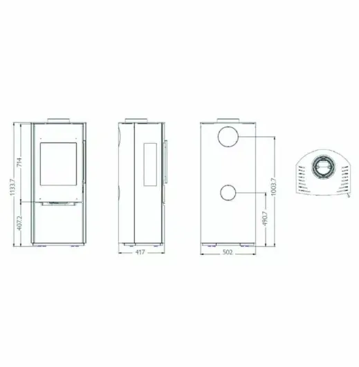 Schiedel Sargas 3 Woodburning Stove